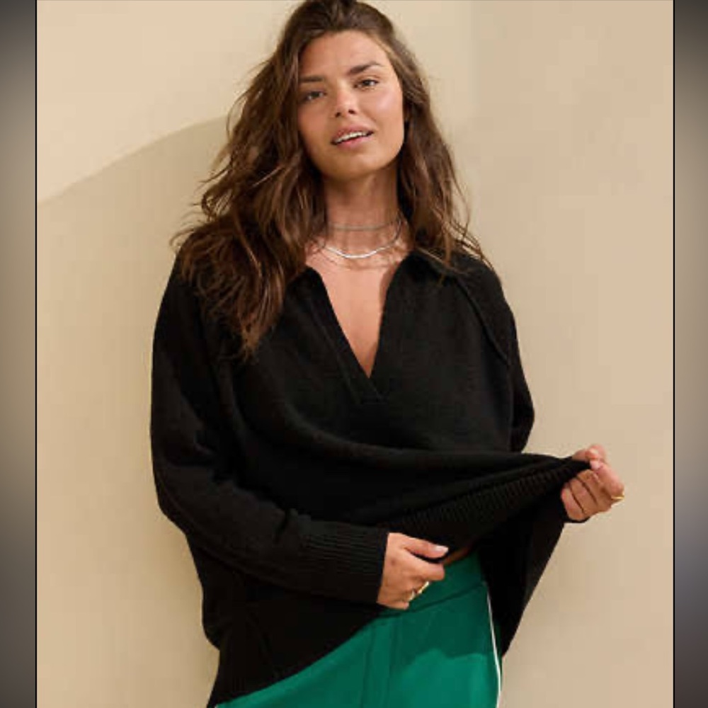 Aerie Unreal polo black size XS LIKE NEW